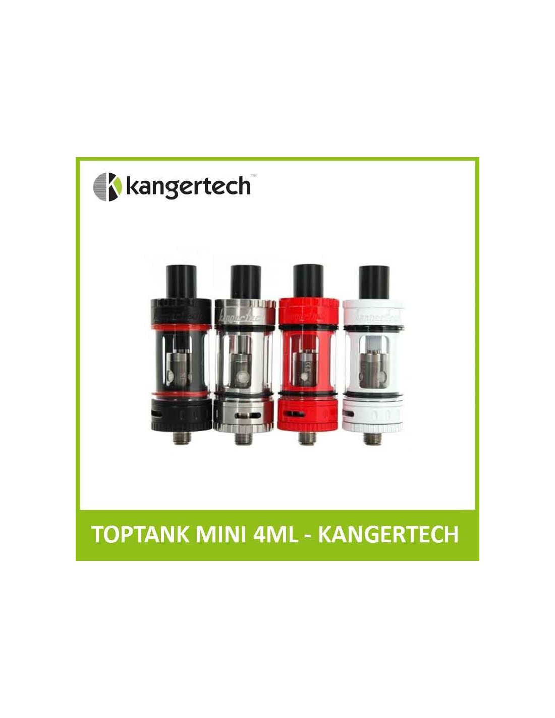 Clearomiseur TopTank Mini 4ml De Chez Kangertech RBA Mini En Option