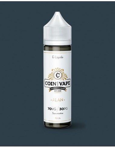 E-liquide Alan, Bubble Gum, fraicheur, fruits rouges