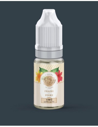 E-liquide 10mL, Fraise Poire - Le Petit Verger